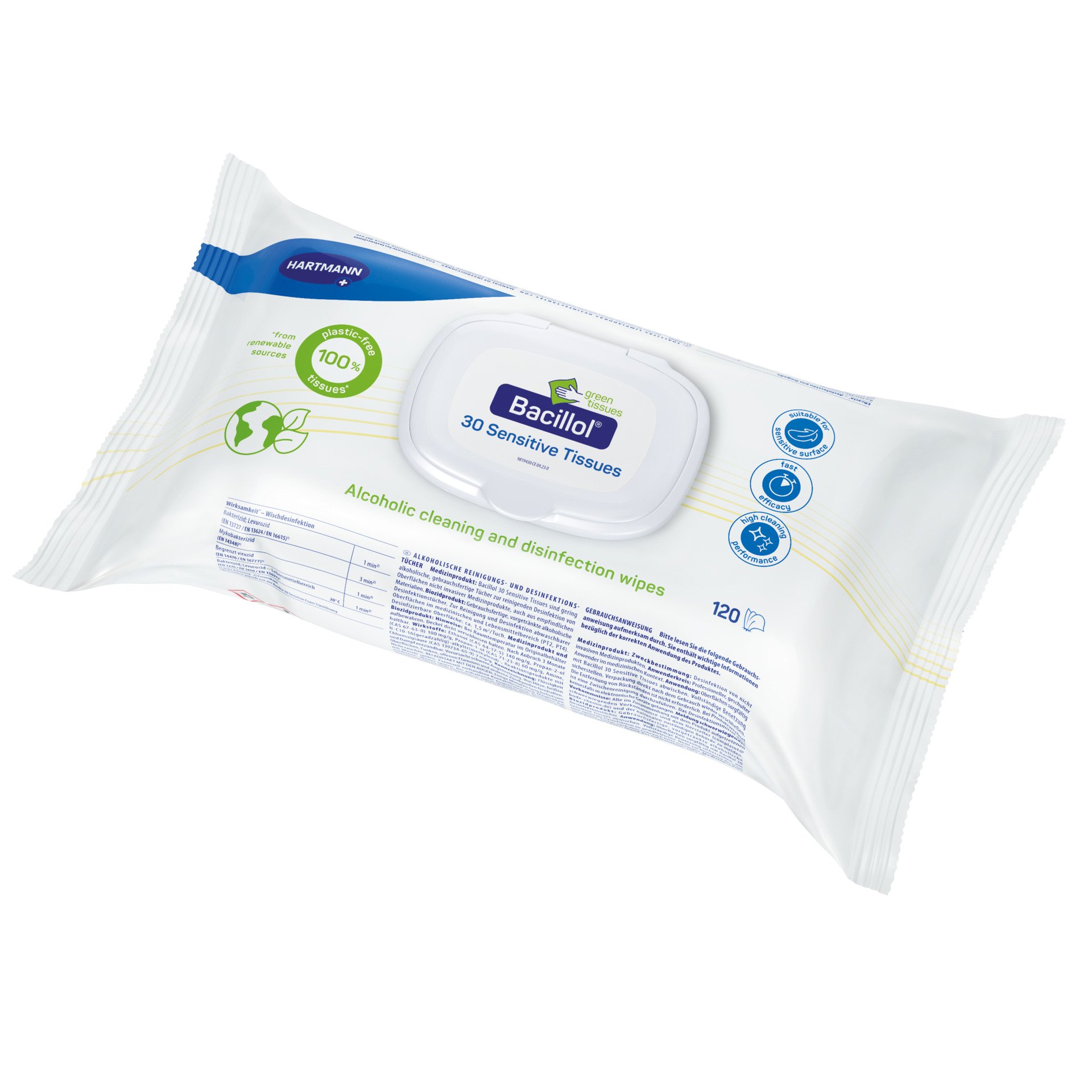 Bacillol 30 Sesitive Green Tissues 1920x1920